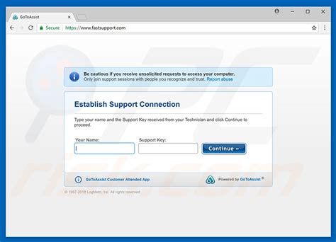 fastsupport website.